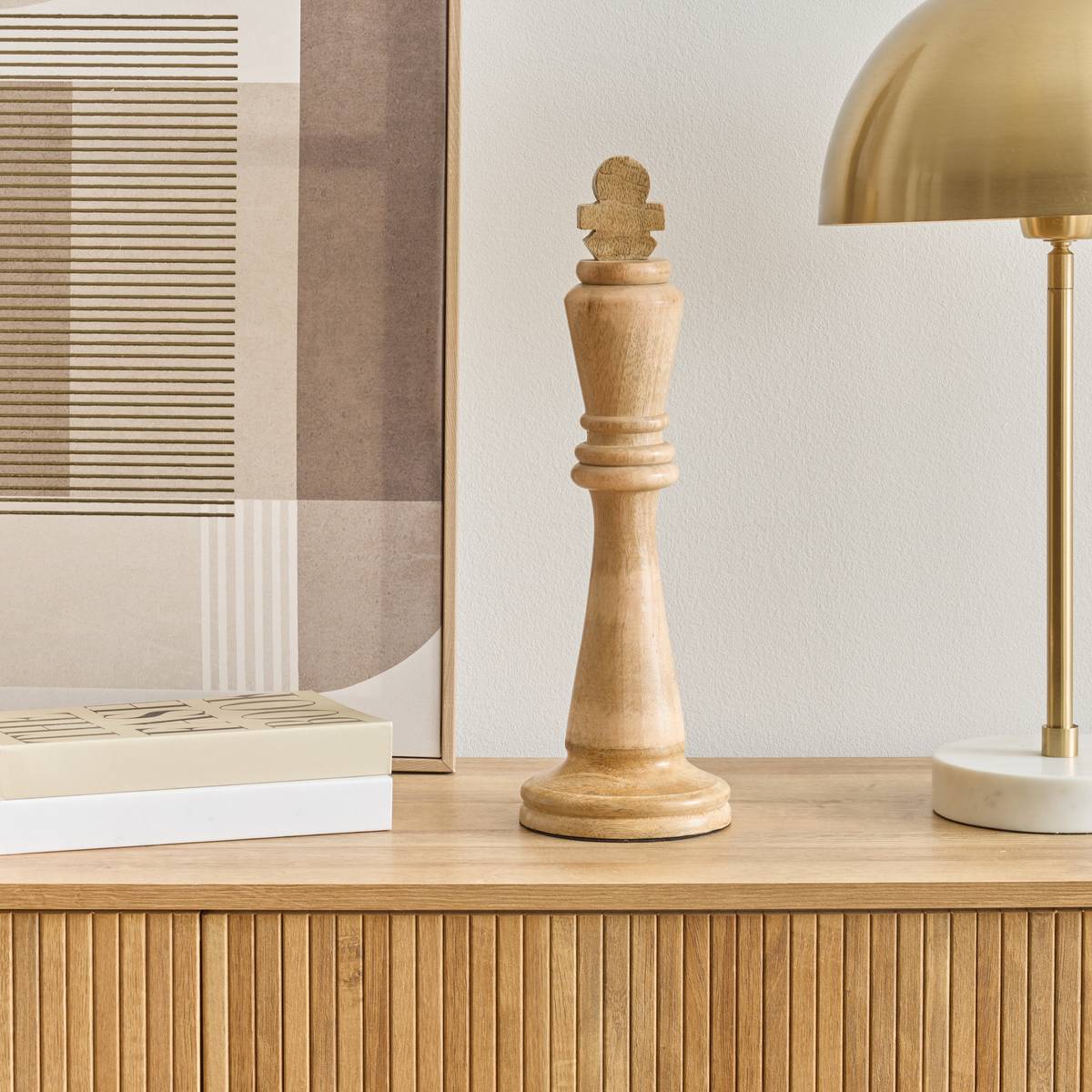 Pièce d'échecs "Joely" Manguier, H.40 cm Model A