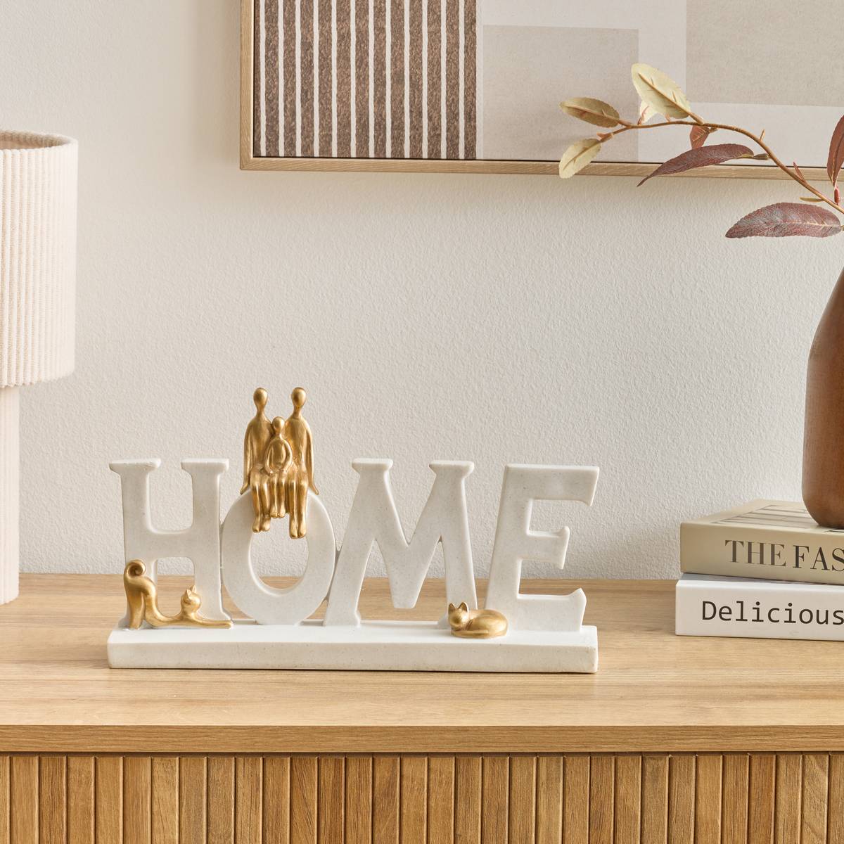 Freestanding word "Colin" White, H.16 cm White