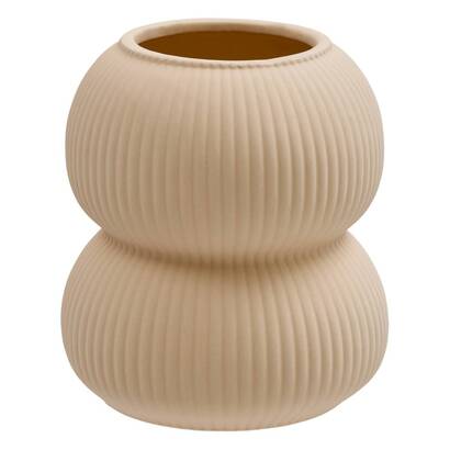 Vase "lucia" dolomite, sand, h.16 cm