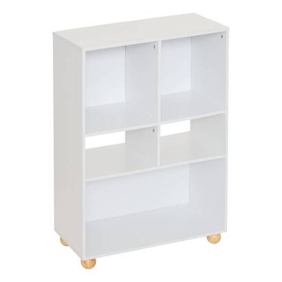 Rectangular storage unit "mix'n modul" white, 90.8x67.6 cm