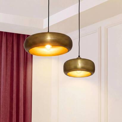 Pendant light "gena" gold, d.39 cm