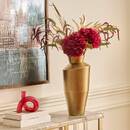 Vase "Barrel" Stainless steel, Gold, H.40 cm Gold