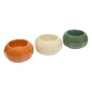 Candle holder "Lisiere" Dolomite, Multicolored, H.6.8 cm Multicolored