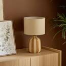 Lamp "Vilma" Linen, Ochre, H.41.5 cm Ochre