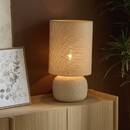 Lamp "Obine" Polycotton, Beige, H.56 cm Beige