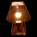 Lamp "Elita" Glass, Amber, H.26 cm Amber
