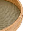 Set of 2 "Bonie" trays Rubberwood, Dia. 38 cm Khaki green