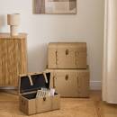Set of 3 rectangular trunks "Bonie" Multicolour, L.44/51,5/60 cm Multicolored