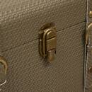 Set of 3 rectangular trunks "Bonie" Khaki green, L.44/51.5/60 cm Khaki green