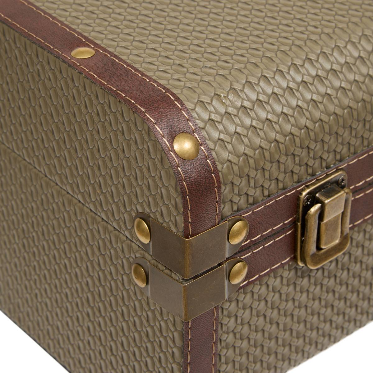 Set of 2 rectangular trunks "Bonie"