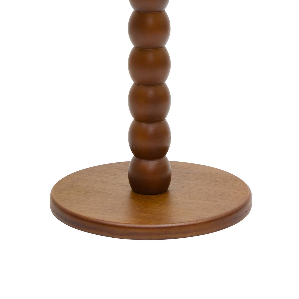 Side Table "Chamlo" Pine, Brown, D.38 cm Brown