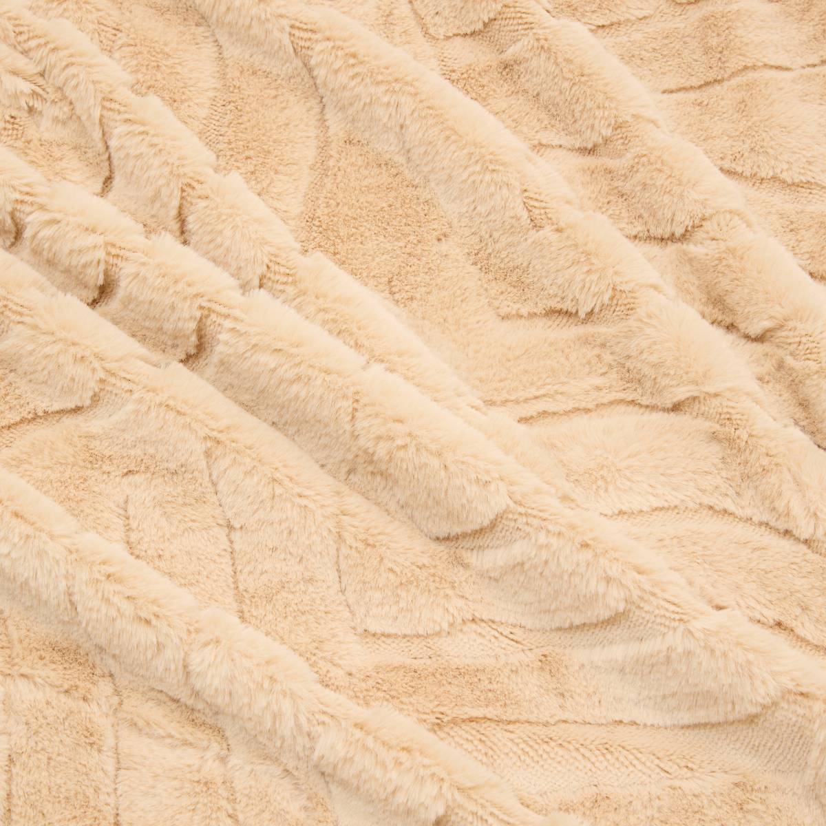 Throw "Arka" Beige linen, 160x120 cm Linen beige