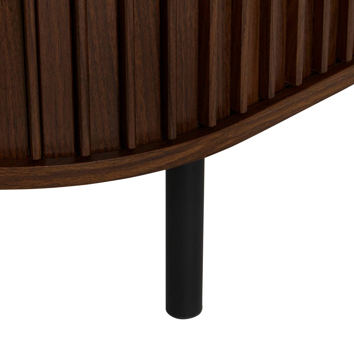 Rectangular sideboard 2 doors 1 level "Alcove" Brown, 100x75 cm Brown