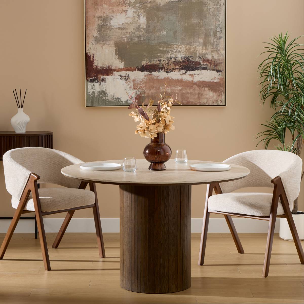Dining table "Auren" 4 seats Beige