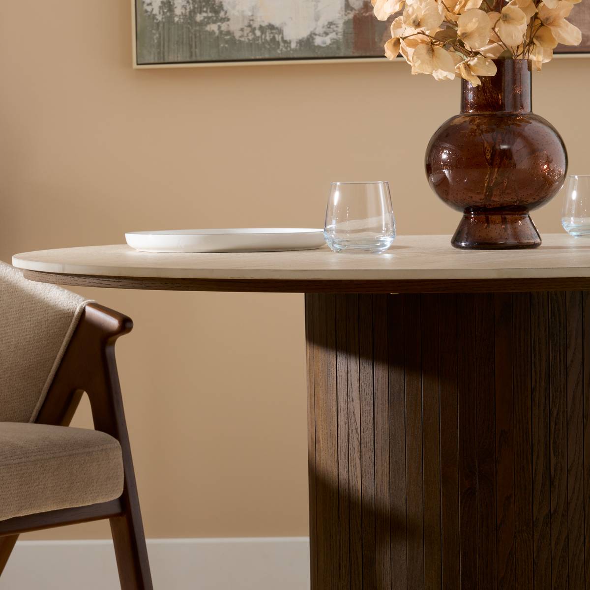 Dining table "Auren" 4 seats Beige