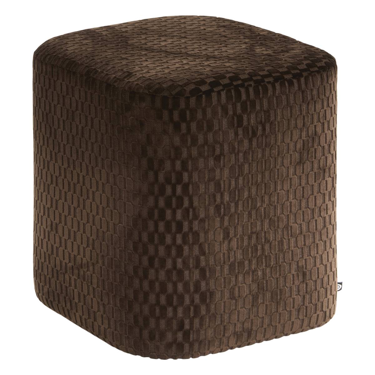 Pouffe "Selia" Tonka Brown, 35x35 cm Tonka brown