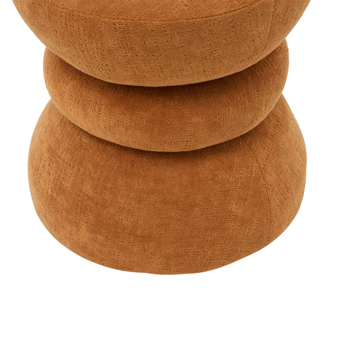 Pouf "Ritem" Orange Amber, D.36 cm Amber