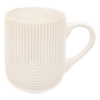 Mug "lya" 320 ml, earthenware, white
