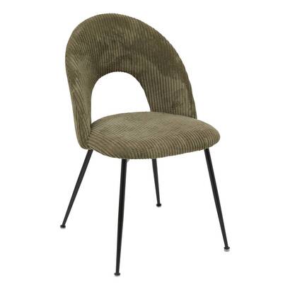 Chair "raven" steel, cedar green