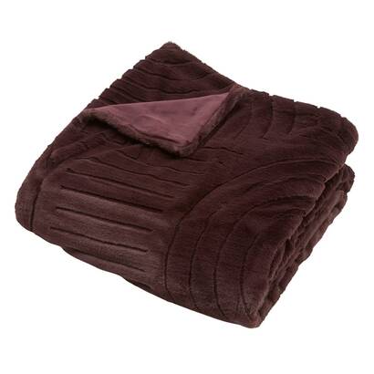 Throw "arka" brown tonka, 230x180 cm