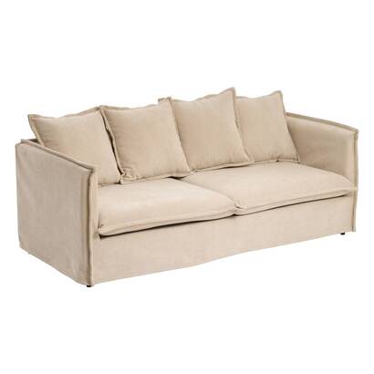 Sofa "odile" 3 seats, beige