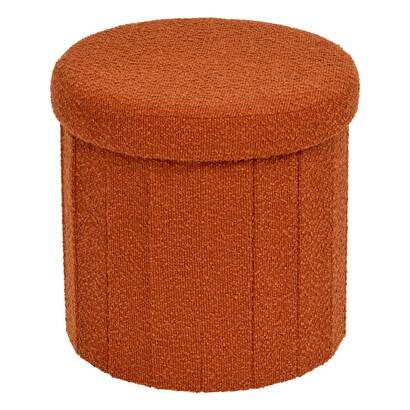 Preparation pouf "fink" amber red, d.38 cm
