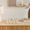 Freestanding word "Deniz" Beige, H.9 cm Beige
