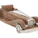 Voiture d&eacute;corative "Johan" Manguier / Aluminium, H.11 cm Brown