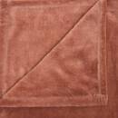 Plaid "Kiesa" Dusty pink, 230x180 cm Rose earth