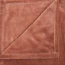 Plaid "Kiesa" Dusty pink, 180x130 cm Rose earth