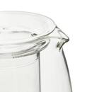 Teapot "Kama" 800 ml, Borosilicate glass, Transparent Transparent
