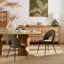 Chair "Raven" Steel, Cedar green Cedar green
