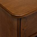 Rectangular bedside table 1 drawer "Mona" Brown, 44.5 x 40 cm Brown