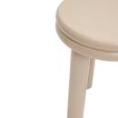 Side table "Plump" Pine, Beige, D.40 cm Beige