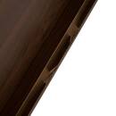 Rectangular sideboard 2 doors 1 level "Alcove" Brown, 100x75 cm Brown