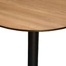 Bar table "Voluto" Tonka brown, Dia. 70 cm Tonka brown
