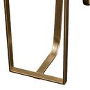 Console "Graphite" Steel, Gold, 120x32 cm Gold