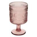 Set of 6 "Ina" wine glasses 210 ml, Glass, Pink Pink