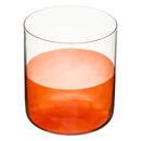 Set of 4 low tumblers "Homy" 350 ml, Borosilicate glass, Multicolor Multicolored