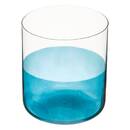 Set of 4 low tumblers "Homy" 350 ml, Borosilicate glass, Multicolor Multicolored