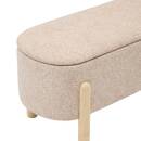 Preparation bench "Muka" Pine, Beige, 1 seat Beige
