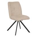 Chair "Gira" Steel, Beige Beige