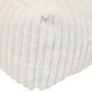 XL pouf "Muzi" Cream, 78x61 cm White