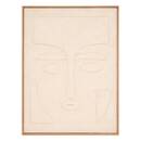 Toile 3D "Nyero" 60x80 cm, Beige Beige