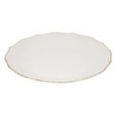 Set of 6 dinner plates "Daphne" Porcelain, D.27 cm White