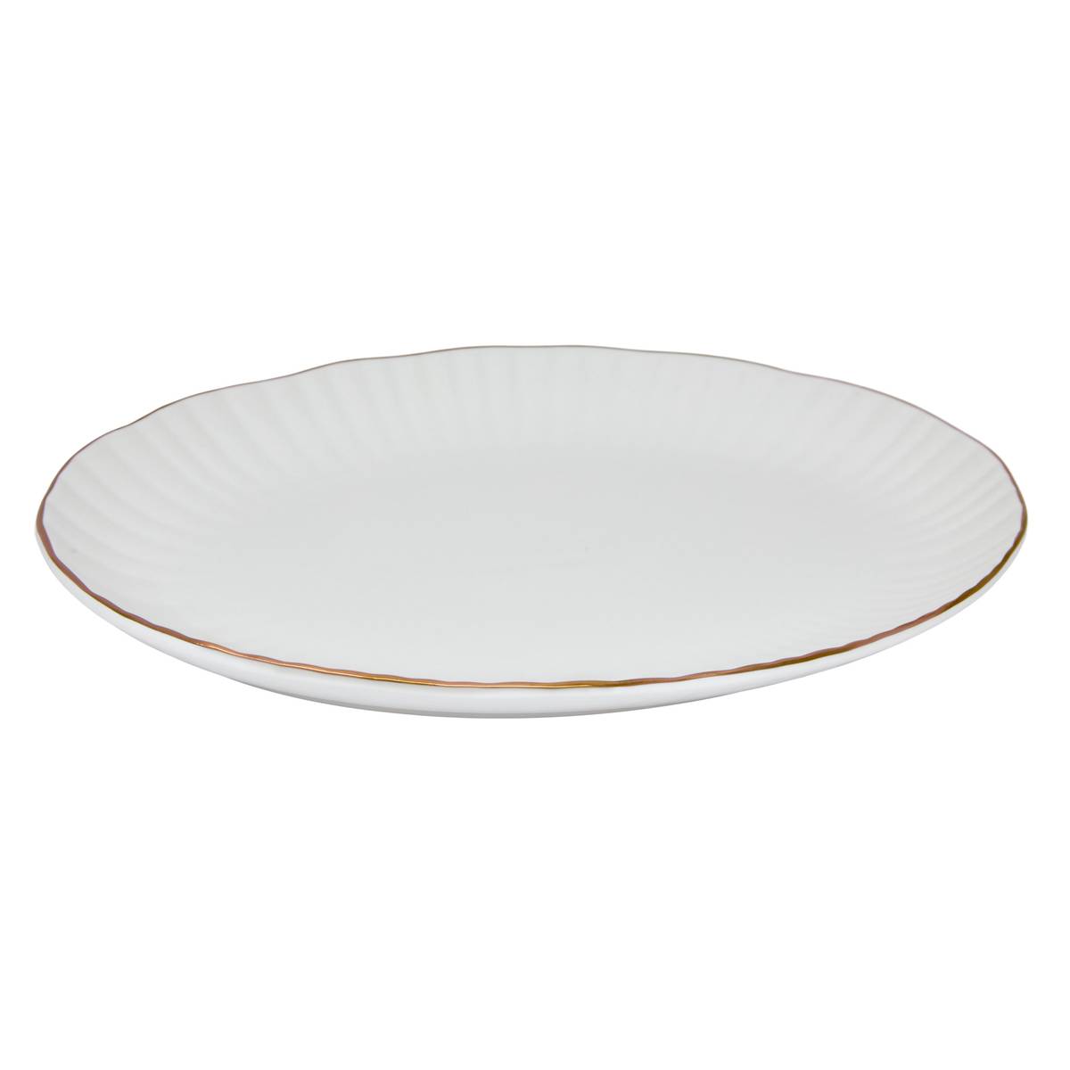 Serving Platter "Daphne" Porcelain, 31x21.5 cm White