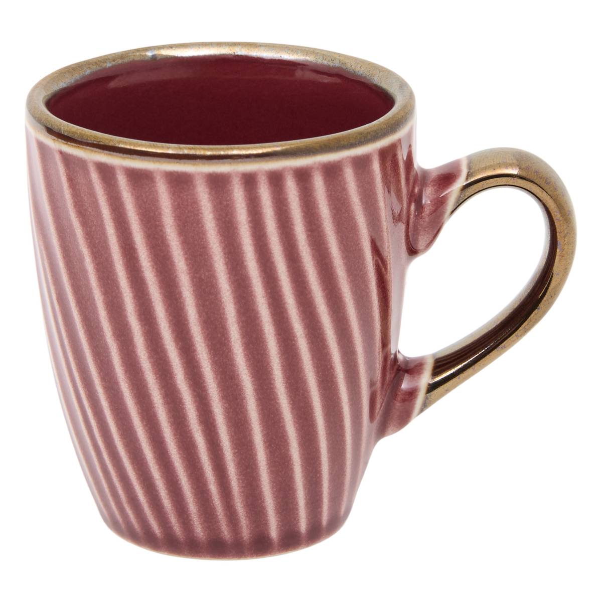 Mug Gift Set "Ella" 90 ml, Earthenware, Garnet red Garnet red