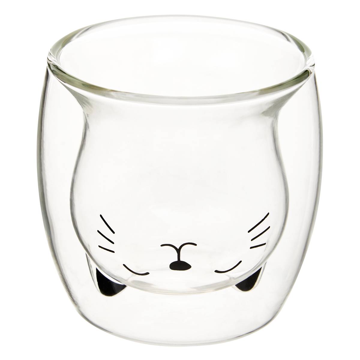 Mug gift set "Nature" 250 ml, glass, Transparent Transparent