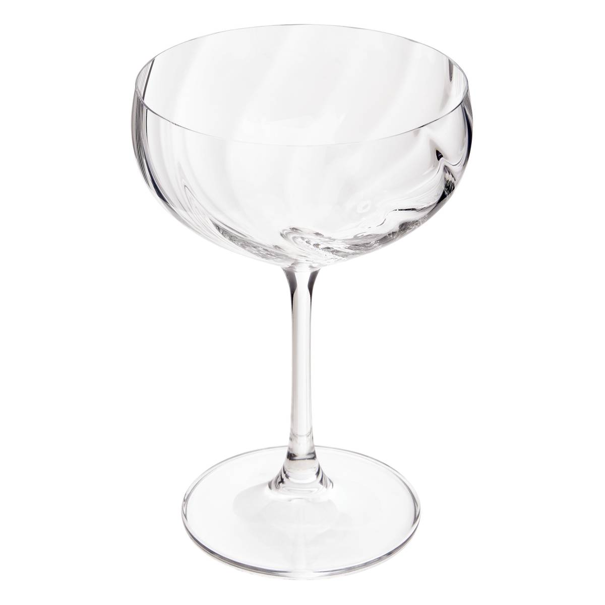 Set of 6 "Neva" cocktail glasses 300 ml, Crystal Clear, Transparent Transparent