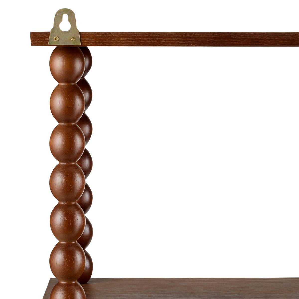Shelf "Mona" Brown, 40x22 cm Brown